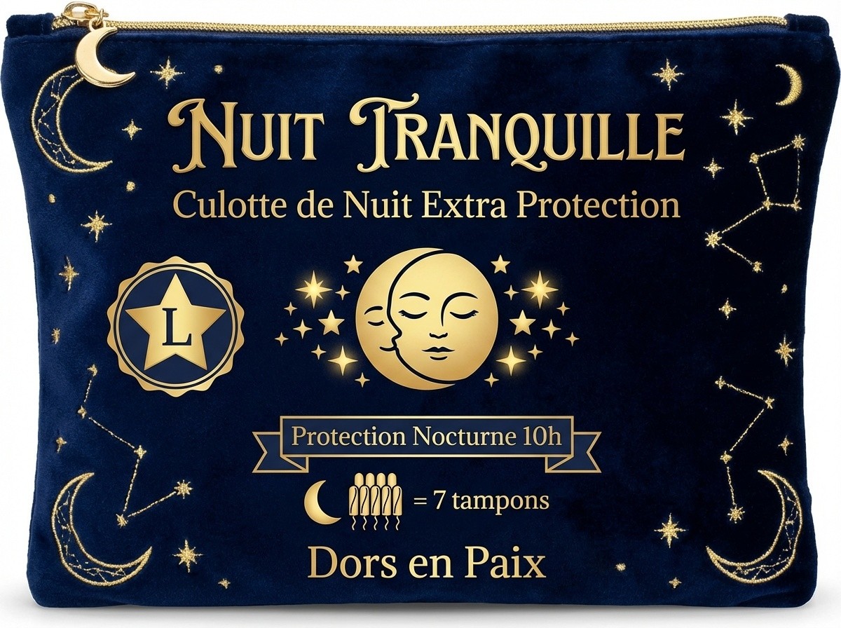 Serie de uso nocturno: dise&ntilde;o de packaging para bragas de &eacute;poca