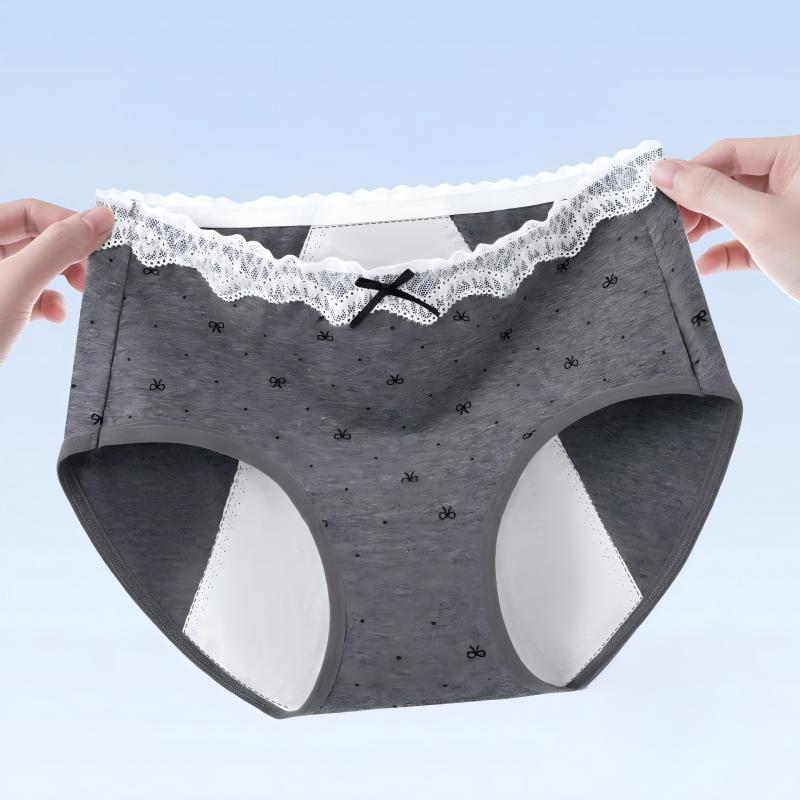 Bragas menstruales antibacterianas de cintura media de clase A Tejido de primera calidad