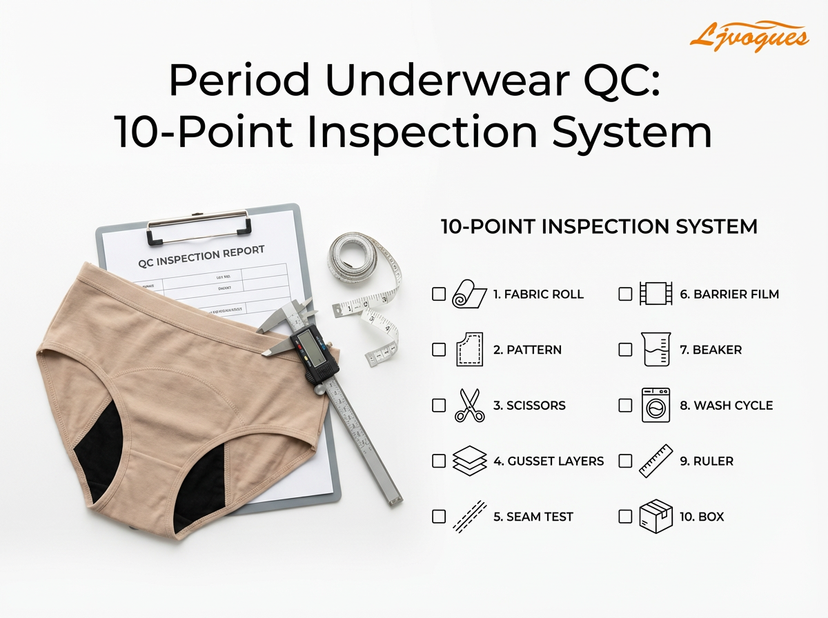 Control de calidad en la fabricaci&oacute;n de ropa interior de &eacute;poca: nuestro sistema de inspecci&oacute;n de 10 puntos