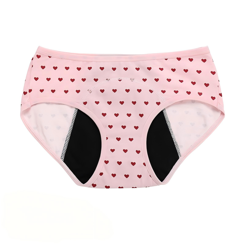 Quần l&oacute;t thời kỳ học sinh hạng A bằng vải cotton nguy&ecirc;n chất chống r&ograve; rỉ d&agrave;nh cho trường học