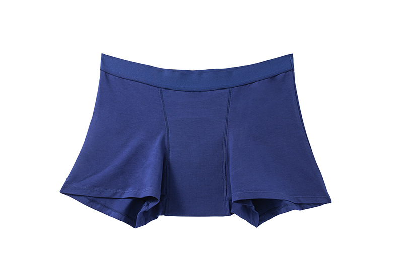 Pantaloncini mestruali in cotone a vita media 