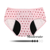 Quần l&oacute;t thời kỳ học sinh hạng A bằng vải cotton nguy&ecirc;n chất chống r&ograve; rỉ d&agrave;nh cho trường học