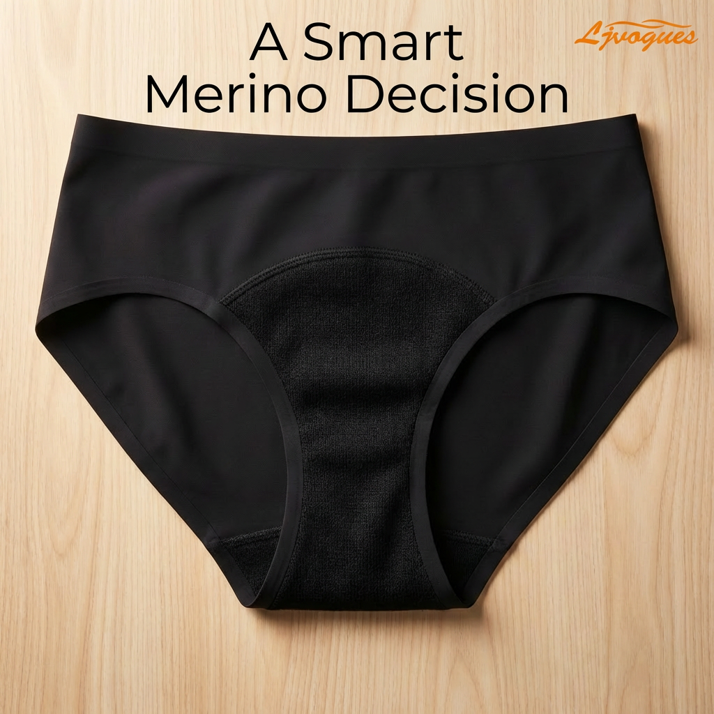 Pourquoi une marque a mis de la laine m&eacute;rinos dans le gousset de ses sous-v&ecirc;tements menstruels (et pourquoi c'&eacute;tait une d&eacute;cision commerciale judicieuse)