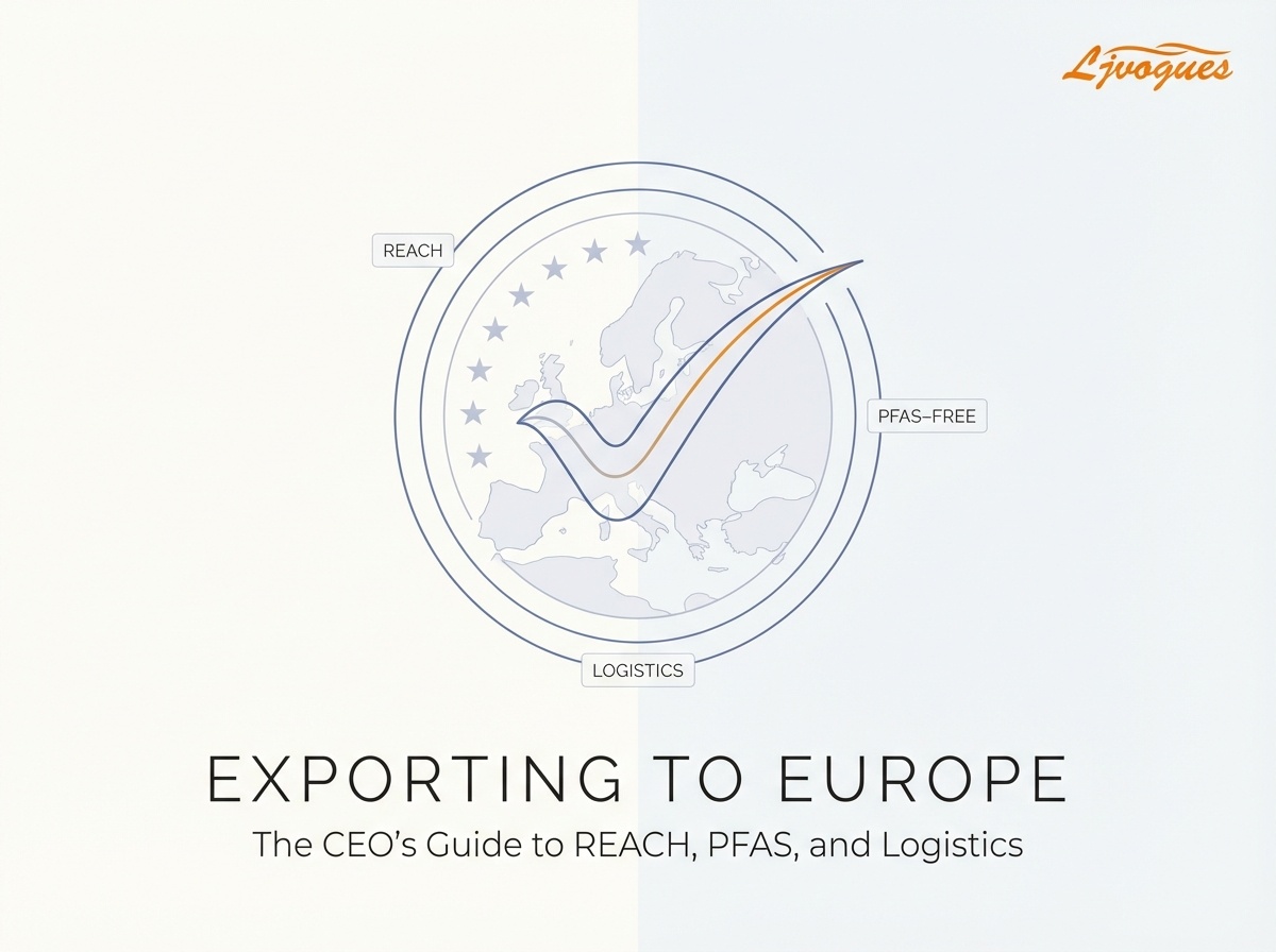 Periodeondergoed exporteren naar Europa: de gids voor de CEO over REACH, PFAS en logistiek