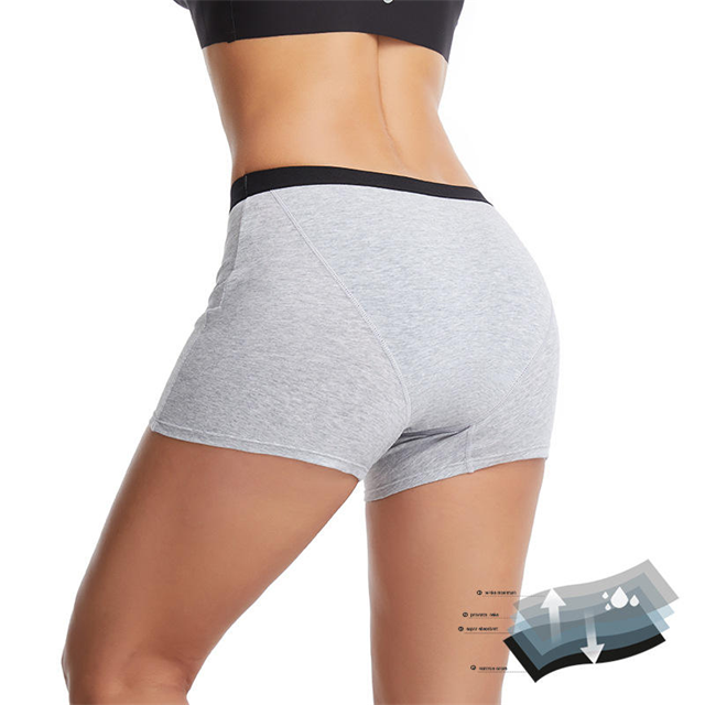 Boyshorts kh&ocirc;ng kiểm so&aacute;t r&ograve; rỉ d&ograve;ng chảy nặng