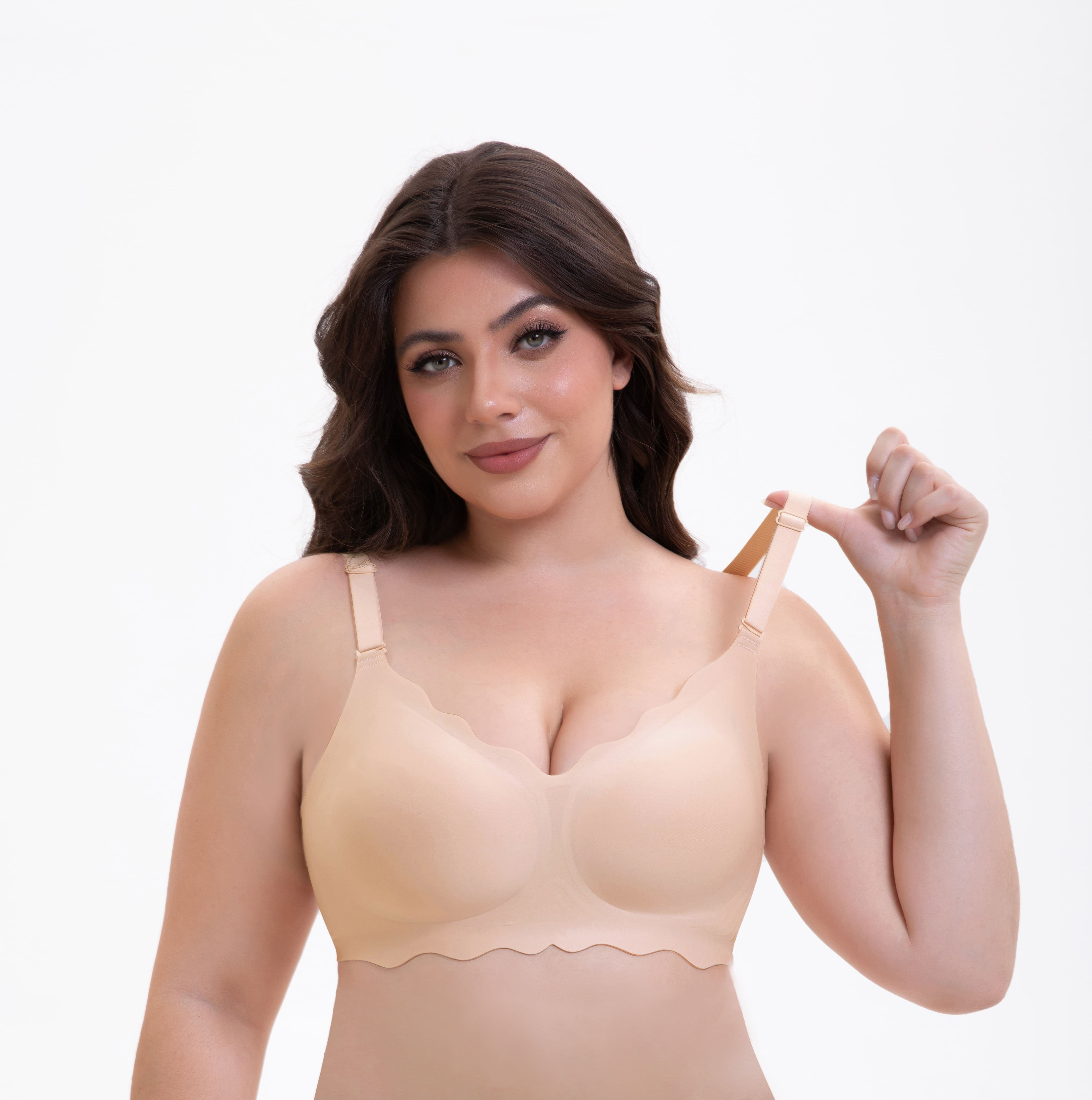  Vente en gros Soutien-Gorge Gel&eacute;e Sans Couture Grande Taille