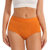 Ropa interior de &eacute;poca de bamb&uacute; de talle alto | Bragas para levantamiento de gl&uacute;teos a prueba de fugas OEM: certificaci&oacute;n OEKO-TEX, gran absorci&oacute;n de 4 tampones, cobertura extendida, S a XXL, venta al por mayor y etiqueta privada