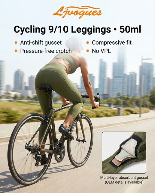 Leggings De Ciclismo De Periodo 50ml Al Por Mayor
