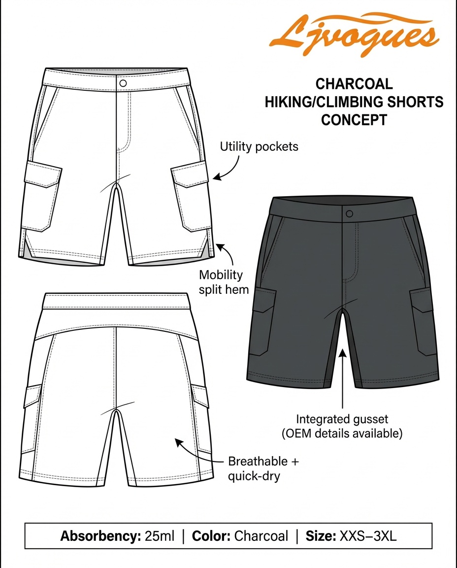 Pantaloncini da trekking impermeabili all'ingrosso