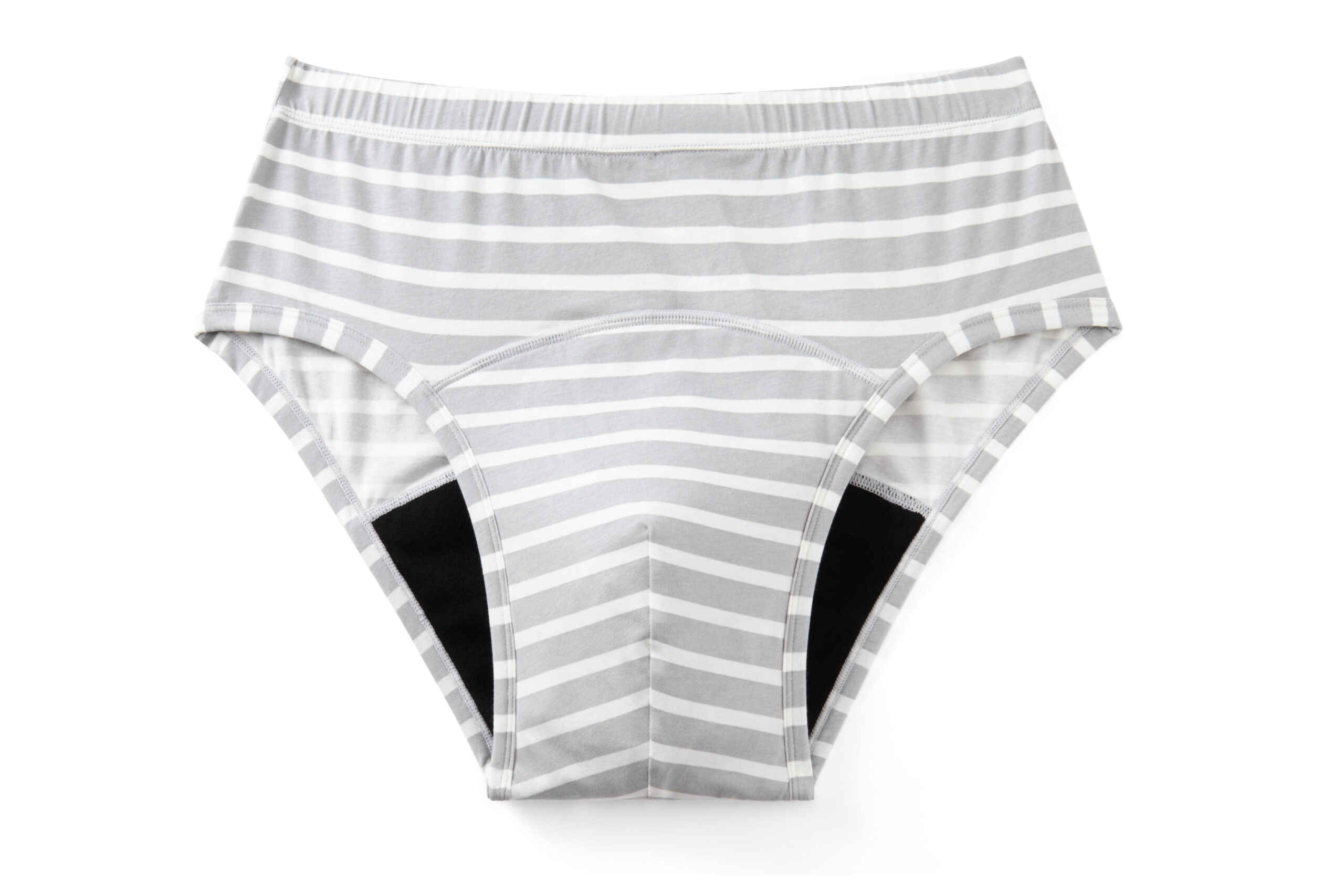 Gestreifter Inkontinenz-Slip f&uuml;r Herren 